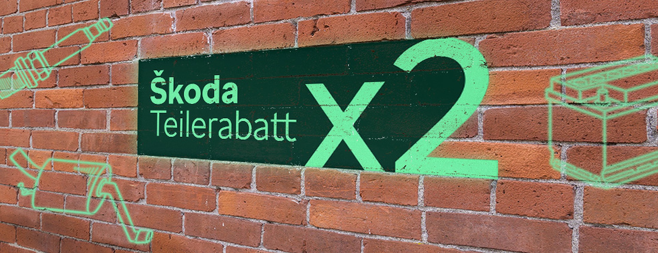 Ältere Modelle sparen mit dem Škoda Teilerabatt